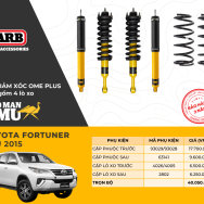 Giảm xóc OME Nitrocharger + Toyota Fortuner sau 2015