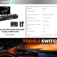 NOVSIGHT CYBER SERIES 6-GANG – TRUNG TÂM ĐIỀU KHIỂN PHỤ KIỆN KHÔNG DÂY CHO XE 4X4
